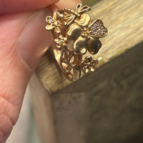 Retired Wildflower Rose Gold Pandora Set - Picture 8 of 10